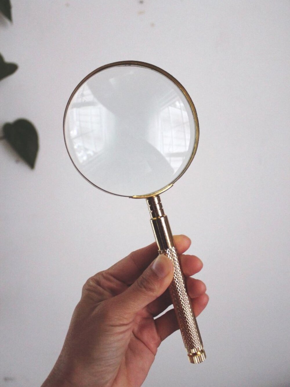 Vintage 4-in-1 Brass Magnifying Glass Nesting Screwdriver Tool Set Office Elegan